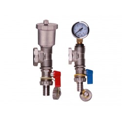 Manifold Fill/Drain Valves With Auto Air Vent